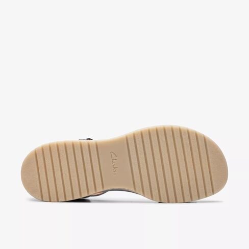 Clarks Women's, Kassanda Lily Sandal, 8.5 Wide, Off White Leather in Saudi Arabia