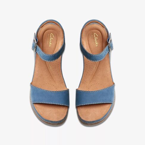 Clarks Women's, Kassanda Lily Sandal, 8.5 Wide, Off White Leather in Saudi Arabia