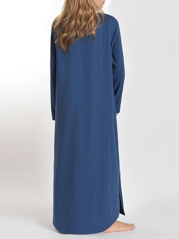 Latuza Women's Cotton Knit Long Nightgown Full Length Sleepshirt in Saudi Arabia