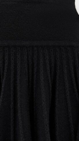 Susana Monaco Women's Pointelle Sweater Skirt 16" in Saudi Arabia