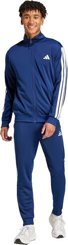 adidas Men's Size Basic 3-stripes Tricot Track Suit Legacy, Ink/White, X-Large/Tall + 2" in Saudi Arabia