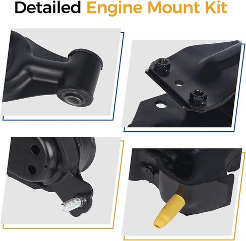 PAROD 6 قطعة حامل المحرك مناسب لـ 2006-2011 Chevy Impala، 2006-2007 Monte Carlo استبدال #A2818 A2796 A5263 A5372 in Saudi Arabia