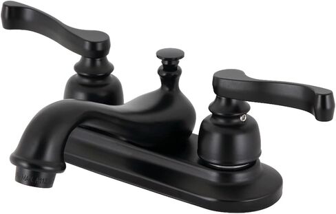 Kingston Brass KB8602 Royale 4 بوصة صنبور حمام في المنتصف، وصول صنبور 4-1/2 بوصة، نحاس مصقول in Kuwait