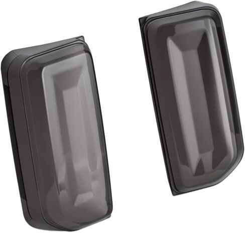 IAG I-Line Smoked LED Tail Light Covers for Ford Bronco 2021+ 2/4 Door (OEM LED Taillights ONLY, Does not fit Base or Sport models) in Saudi Arabia