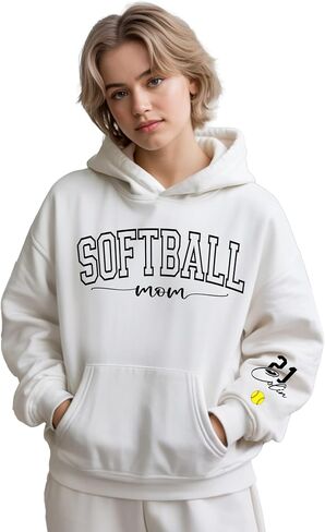 Custom Sport Mom Sweatshirt with Kids Names and Jersey Number, Personalized Sports Mama Shirt for Women, Sport Mom in Kuwait