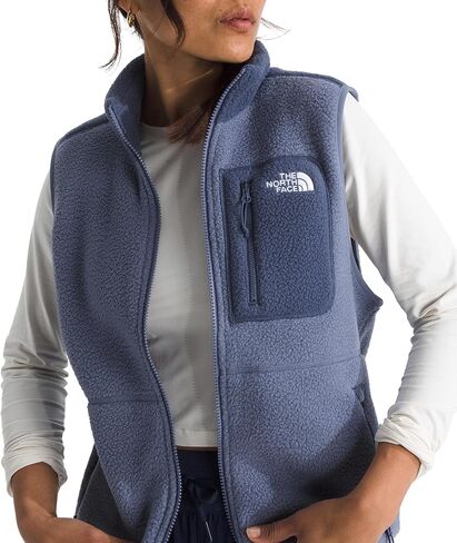 THE NORTH FACE Womens Yumiori Vest | Lightweight Fleece Zip Up With Stretch Binding, Internal Cinch Cord & Secure Zip Pockets in Kuwait