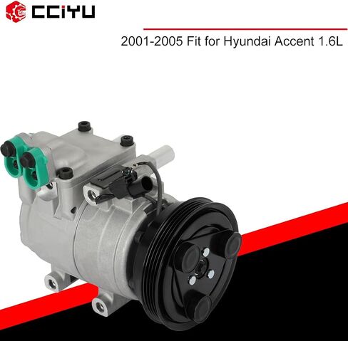 Cciyu تكييف وضاغط للهواء 2001-2005 يصلح لشركة هيونداي أكسنت 1.6L مضخة ضاغط التيار المتردد in Saudi Arabia