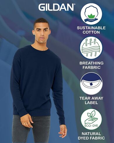 Gildan 18000 Heavy Blend Unisex Bulk Sweatshirts - Create Your Color Pack - Adult Plain Fleece Sweater Multipack in Saudi Arabia
