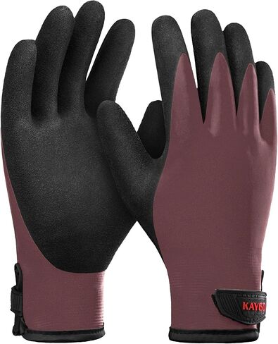 KAYGO Winter Waterproof Thermal Work Gloves, Double Latex Coated, Insulated Warm Liner For Cold Weather, KG145 in Kuwait