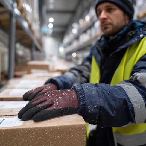 KAYGO Winter Waterproof Thermal Work Gloves, Double Latex Coated, Insulated Warm Liner For Cold Weather, KG145 in Kuwait