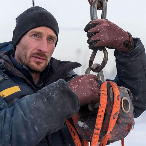 KAYGO Winter Waterproof Thermal Work Gloves, Double Latex Coated, Insulated Warm Liner For Cold Weather, KG145 in Kuwait