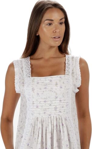 The 1 for U Nightgowns for Women - Cotton Nightgown, Rebecca 100% Cotton Gown in Kuwait