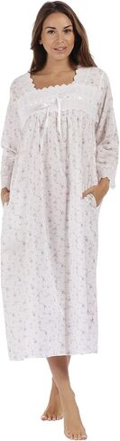 The 1 for U Womens Nightgowns Cotton - Women's Nightgowns & Sleepshirts, Laura 100% Cotton Gown in Saudi Arabia