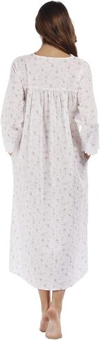 The 1 for U Womens Nightgowns Cotton - Women's Nightgowns & Sleepshirts, Laura 100% Cotton Gown in Saudi Arabia