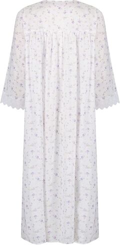 The 1 for U Womens Nightgowns Cotton - Women's Nightgowns & Sleepshirts, Laura 100% Cotton Gown in Saudi Arabia