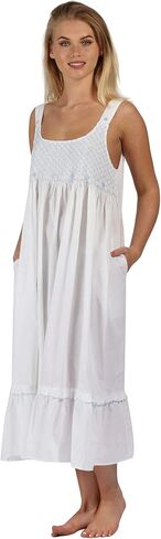 The 1 for U Cotton Nightgowns for Women - Victorian Nightgown, Paige 100% Cotton Gown in Saudi Arabia