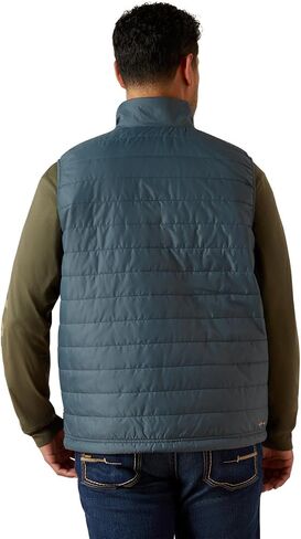 ARIAT Mens Rebar Cordura Ripstop Lightweight Insulated Vest Athletic Outerwear Casual Lightweight - Blue in Saudi Arabia