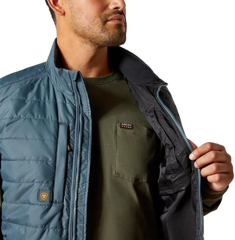ARIAT Mens Rebar Cordura Ripstop Lightweight Insulated Vest Athletic Outerwear Casual Lightweight - Blue in Saudi Arabia