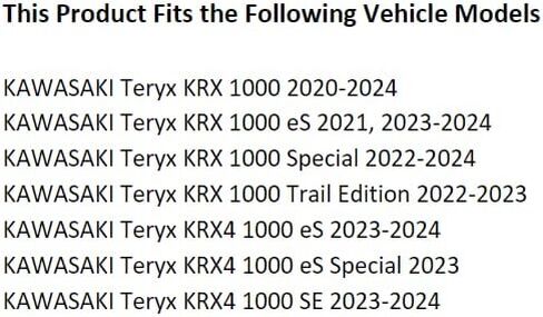 TUSK التوصيل والتشغيل UTV مجموعة الإشارة والقرن مع أضواء زر متوافقة مع Kawasaki Teryx KRX 1000 2020-2025/KRX4 1000 2023-2025 in Kuwait