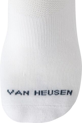 جوارب Van Heusen للرجال - جوارب رياضية مبطنة للأداء فوق الكاحل وربع صغير (12 قطعة) in Saudi Arabia
