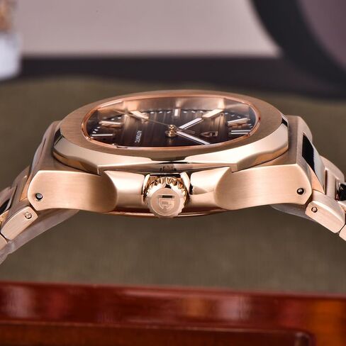 Pagani Design Men's Automatic Mechanical Watch 1728 - Polygonal Dial, Sapphire Crystal, 100m Water Resistant, Stainless Steel Bracelet in Saudi Arabia