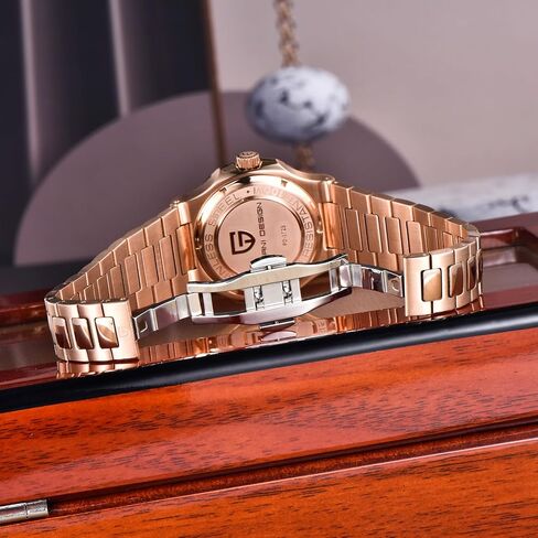 Pagani Design Men's Automatic Mechanical Watch 1728 - Polygonal Dial, Sapphire Crystal, 100m Water Resistant, Stainless Steel Bracelet in Saudi Arabia