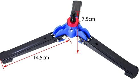 حامل ثلاثي صغير من Koolehaoda، حامل قاعدة مونوبود عالمي 3 أرجل يدعم Unipod مع برغي 3/8 بوصة لرأس Monopods Ballhead - A1 in Kuwait
