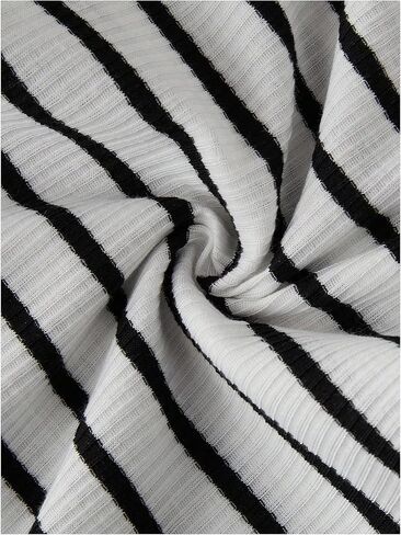 Women's 2 Pack Stripe Wide Leg Pj Pants Knot Front Comfy Lounge Pajama Bottoms Casual Trousers in Saudi Arabia