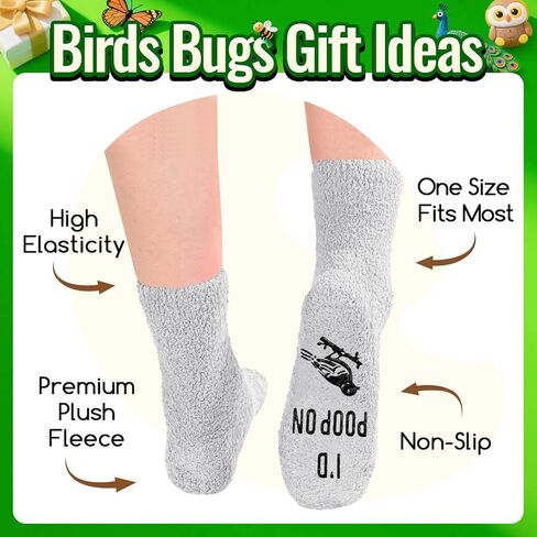 جوارب HAPPYPOP المرحة للنساء - هدايا الطيور لمحبي الطيور، جوارب فضلات الطيور للفتيات المراهقات in Kuwait