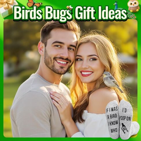 جوارب HAPPYPOP المرحة للنساء - هدايا الطيور لمحبي الطيور، جوارب فضلات الطيور للفتيات المراهقات in Kuwait