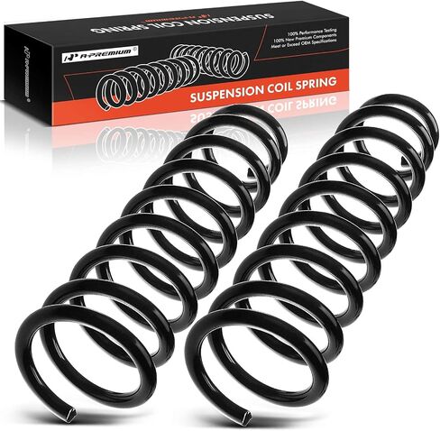 A-Premium 2Pcs Rear Suspension Coil Springs Set Compatible with Audi B5 A4 Quattro 1996-2001, Driver and Passenger Side, Replace# 8D5511115G in Saudi Arabia