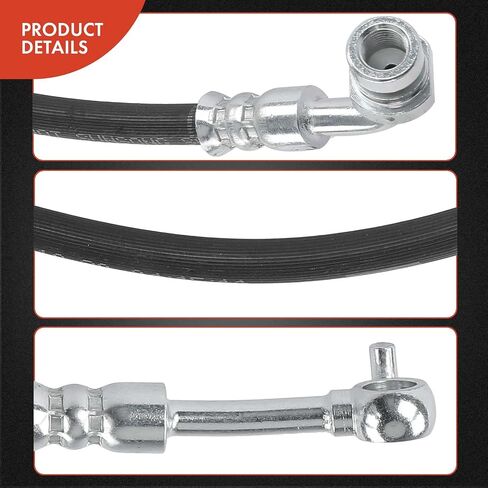 A-Premium Rear Driver Side Brake Hydraulic Hose Compatible with Select Kia Models - Sedona 2015 2016 2017 2018 - Replace# 58737A9000 in Saudi Arabia