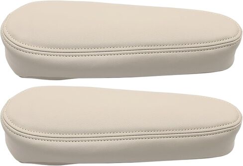 SecosAutoparts Armrest Cover Replacement Leather Seat Cover Gray Compatible with Chevy Silverado 1500 2500 3500 Tahoe Sierra Suburban Avalanche 1999 2000 2001 2002 in Saudi Arabia