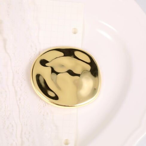 2 قطع الأزياء غير النظامية جولة بروش دبابيس خمر هندسية معدنية الصدار مكتنزة غير النظامية جولة القرص طية صدر السترة دبوس الحد الأدنى هندسية Waterdrop التلبيب دبوس لمعطف سترة الأوشحة شال هالوين in Kuwait