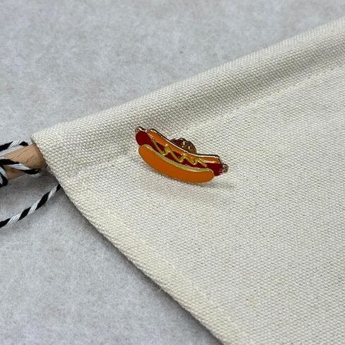 Hot Dog Cartoon Finamel Pins Brooch Brooch Brooch Lapel Pin Pin Cute Metal Brooch Pinsories Decoration for Girls Boys Women Clothes Backpacks Decor in Kuwait