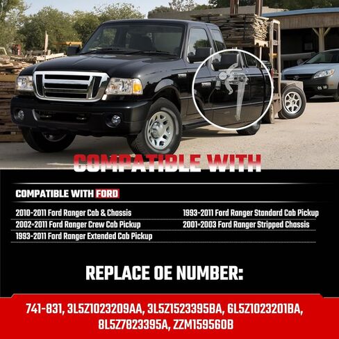 741-644 Front Driver Side Power Window Regulator with Motor Replacement for Chevrolet Silverado Tahoe for GMC Yukon XL Sierra Escalade Pickup Truck SUV 2000-2006 15077853 in Kuwait