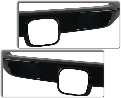 PartsFlow 3PCS Front Bumper Grille Factory Style Grill Glossy Black With Trim For 2016 2017 2018 Honda Civic HO1200231 JDM in Saudi Arabia