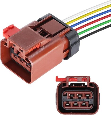 HiSport Tail Light Wire Harness Connector Compatible with Dodge Chrysler Jeep Vehicles 1997-2010 in Saudi Arabia