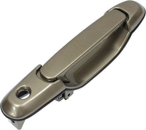 MOTOKU Set of 2 Front Left Driver and Right Passenger Side Beige Exterior Door Handle with Keyholes for Toyota Sienna 1998-2003 in Saudi Arabia