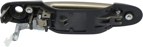 MOTOKU Set of 2 Front Left Driver and Right Passenger Side Beige Exterior Door Handle with Keyholes for Toyota Sienna 1998-2003 in Saudi Arabia