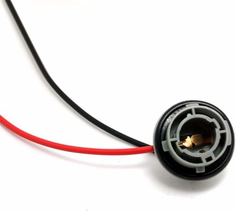 2 Pcs Plastic Bulb Socket Lamp Extension Holder Connector,LED 1156 Bulb Socket Holder, Waterproof Car Turn Signal Tail Stop Rear Brake Light Base Harness Plugs Connectors Pre-Wired Wiring Sockets in Saudi Arabia