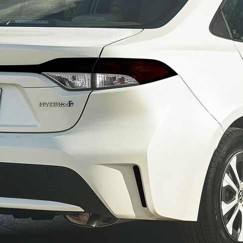 SlickMod PreCut Vinyl Smoke Tint for 2020-2021 Toyota Corolla Sedan Tail Light & Reflector (1. Full Taillight, 20 Percent Dark Smoke) in Saudi Arabia