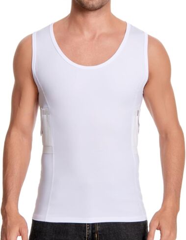 Conceal Carry Shirts Men - Everyday Concealed Carry Tank Top, Compression Bottom Shirts, Suitable for Small, Compact Personal Gear in Saudi Arabia