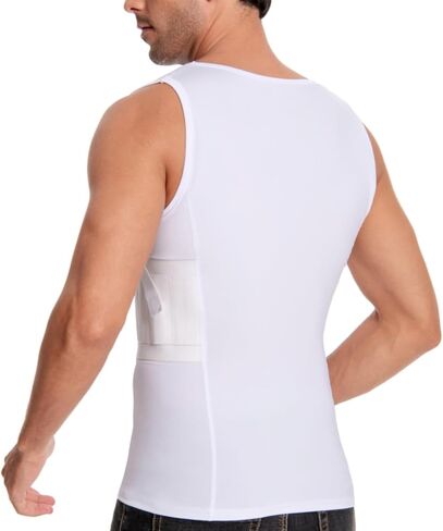 Conceal Carry Shirts Men - Everyday Concealed Carry Tank Top, Compression Bottom Shirts, Suitable for Small, Compact Personal Gear in Saudi Arabia