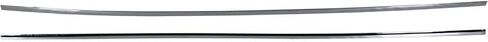 Set of 2 Door Moldings Mouldings Trim Front Driver & Passenger Side Pair for Benz for S350 12-13 for S450 08-11 for S550 07-13 for S600 07-13 for S63 AMG 08-13 for S65 AMG 07-13 Chrome in Saudi Arabia