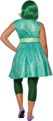 Spirit Halloween Inside Out 2 Adult Disgust Costume | Officially Licensed | Inside Out 2 | Disgust Dress Outfit in Saudi Arabia