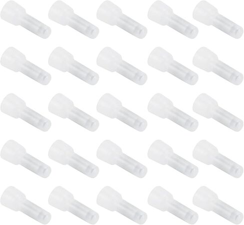 Closed End, 1000Pcs Closed End Terminal Transparent Nylon Crimping Wire Cable Connector Kits Terminals, Industrial & Scientific (CE2) in Kuwait