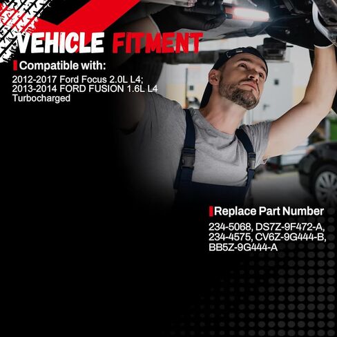 2 قطعة 234-5068 234-4575 مستشعر الأكسجين O2 المنبع متوافق مع 2012-2018 Ford Focus 2.0L L4 Non Turbo / 2013-2014 Ford Fusion 1.6L L4 توربو in Kuwait