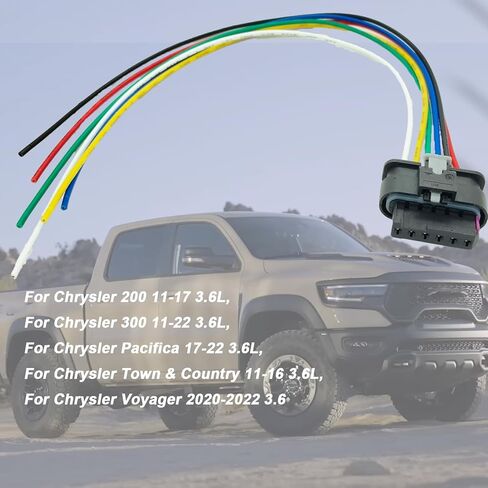 6 Wires Electronic Throttle Body Connector Wiring Harness Pigtail Plug for Dodge Charger Challenger Avenger Durango,Chrysler 200 300 Pacifica Town Country Grand Cherokee Wrangler,Ram 1500 2500 S20203 in Saudi Arabia
