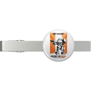 The War Between Military Means In 31St Century Battletech Game Urbanmech Don'T Overheat! Psa Retro Silver Tie Clip Tie Bar Veteran Gift in Saudi Arabia